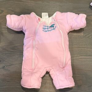Baby Merlin’s Magic Sleepsuit Pink Baby